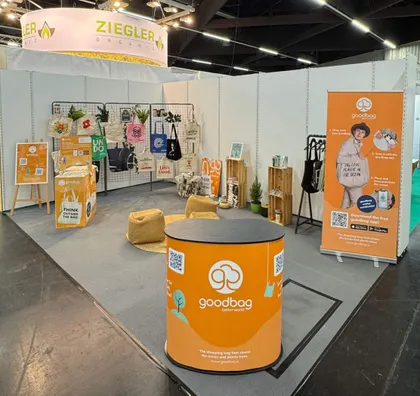 Нашият щанд с goodbags на BIOFACH изложението
