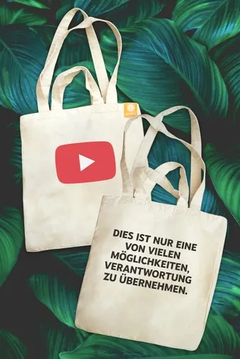 A tote bag for a youtube event