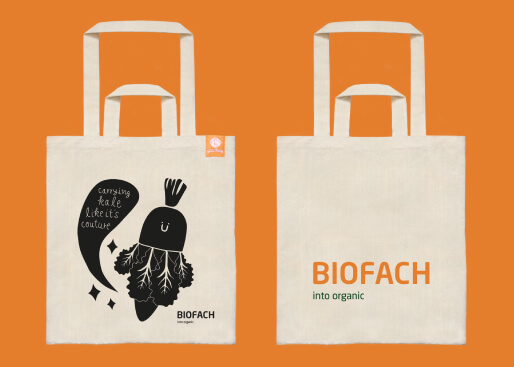 The goodbag design for the Biofach Trade Fair
