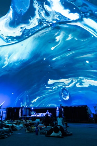 A photo of the atmosphere of the sounds of ocean event