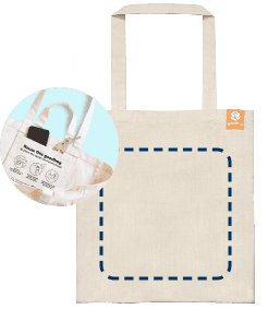 Vorschau einer goodbag Medium mit Rahmen für ein 28x28 individuelles Design